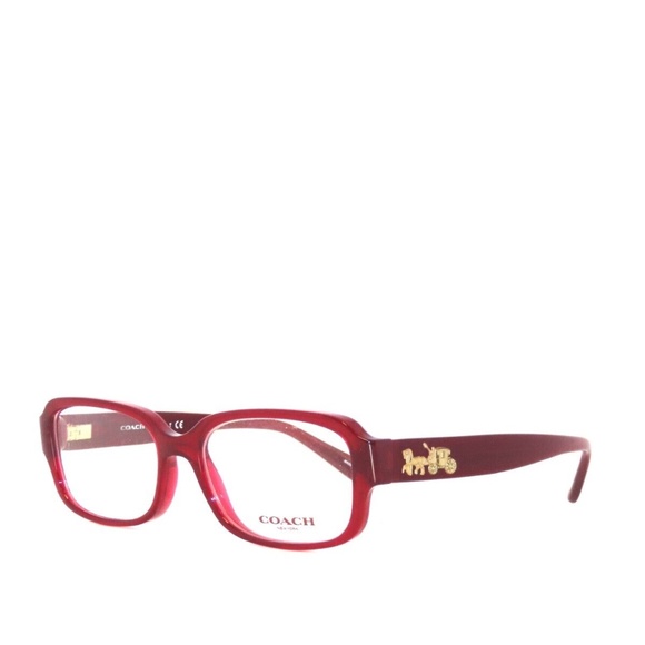 Coach 6105 5450 53 Aubergine Eyeglasses HC6105 - Picture 1 of 5